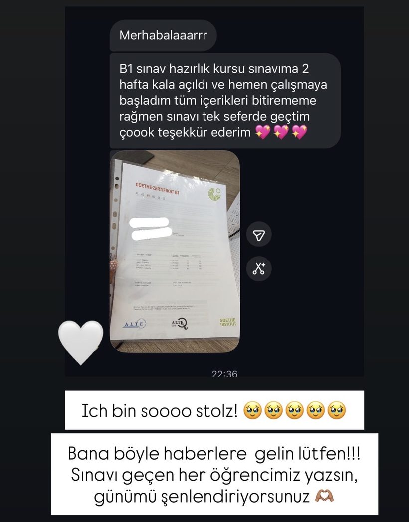 Öğrenci geri dönüşü ve sertifikası