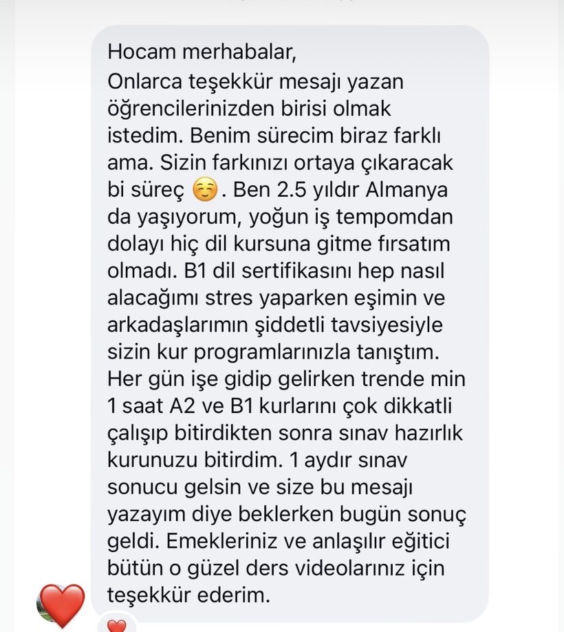 Öğrenci geri dönüşü