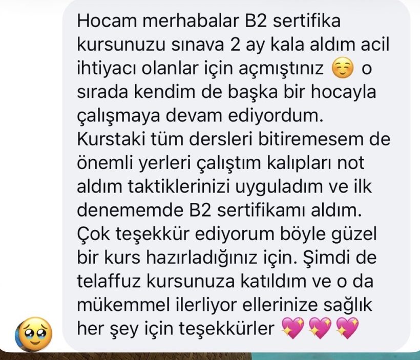 Öğrenci geri dönüşü