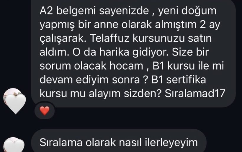 Öğrenci geri dönüşü